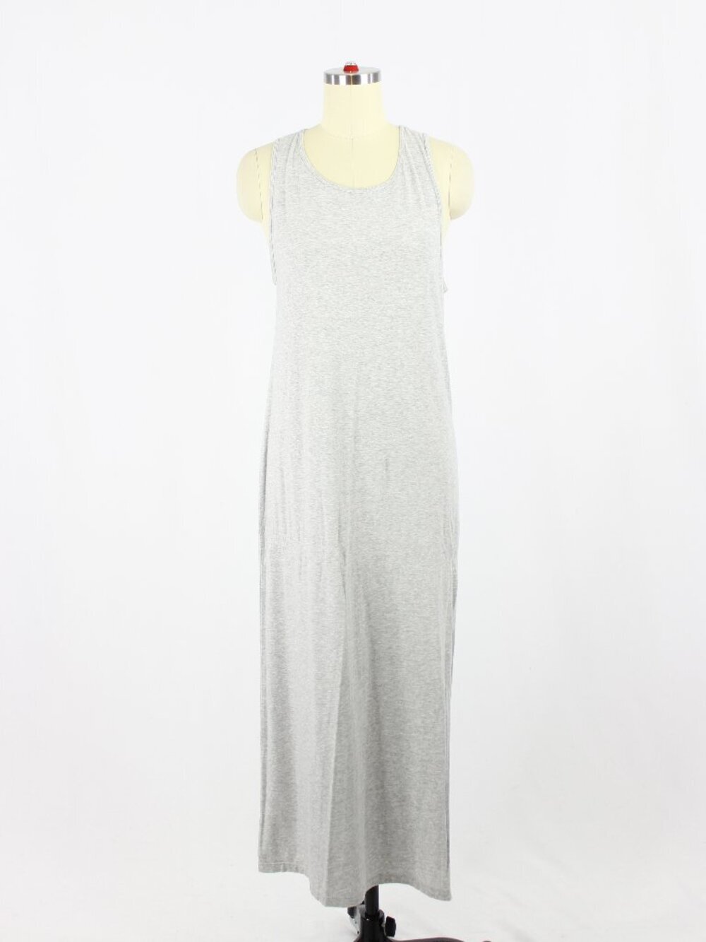 Aritzia GROUP BY BABATON Evelina Grey Cotton Jersey Maxi Tank Dress, Size M